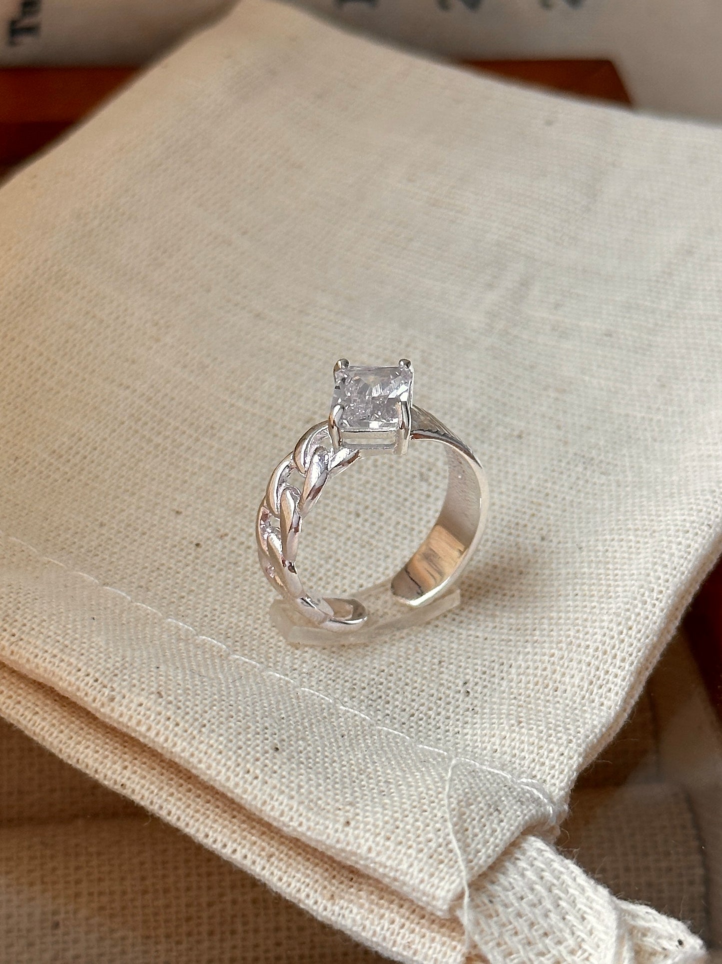 S925 Silver Zirconia Ring