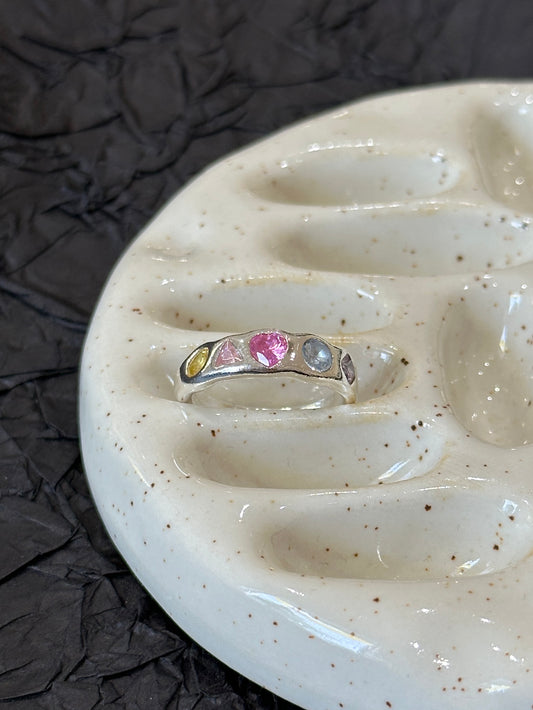 Pink Heart | Handmade | Size US 6